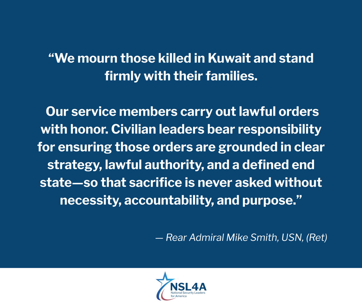 National Security Leaders for America tweet media