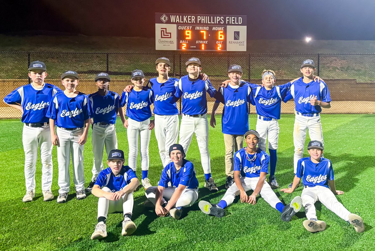 MPCAthletics's tweet image. The #MPCBaseball middle school B team
beat NCCS 9-6 on the road.

J. Ferguson earned the win for the Eagles with 4 K’s
and only gave up four hits and one run over 4 1/3
innings.

#MPCWAY | #CommitmentToExcellence