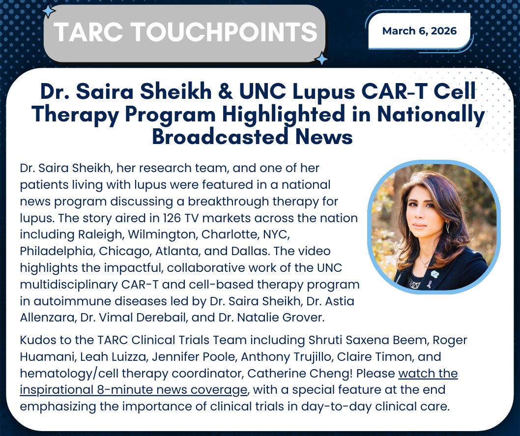 UNC TARC tweet media