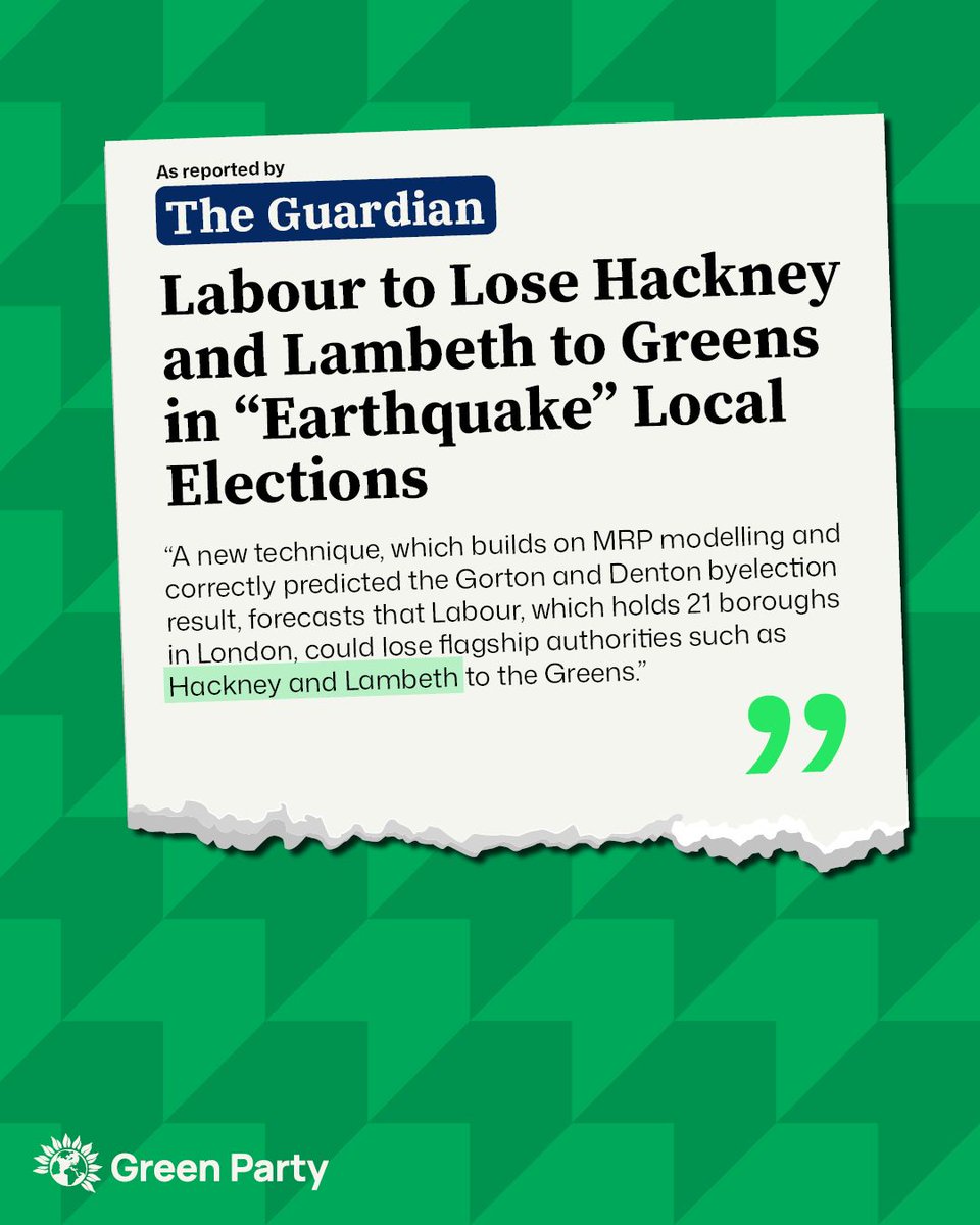 Lambeth Green Party tweet media