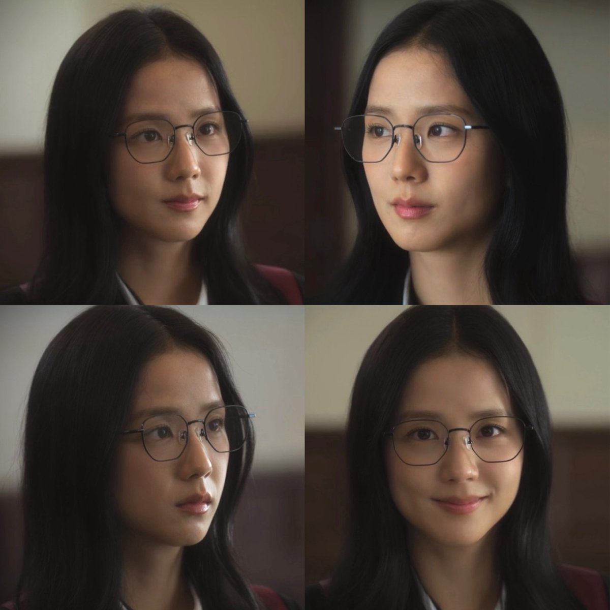thekimjs's tweet photo. obsessed with Jisoo in glasses https://t.co/2CEEQ7P9uf