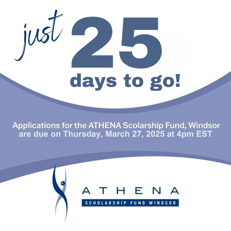 AthenaFund's tweet photo. Just 25 days to go!
Are you a passionate, driven scholar ready to make an impact?

📷 Deadline: Tuesday, March 31 at 4:00 PM
📷 More Info: Visit https://t.co/Fh48al3iyS or contact Sue Zanin at suezanin@cogeco.ca

Take the next step toward your goals—submit your application today! https://t.co/2XD8zflLEt