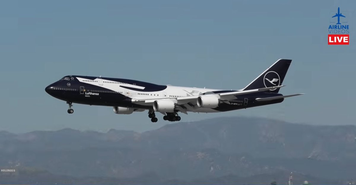 airlinevideos's tweet image. The Queen has landed! Welcome to LAX, Lufthansa 747 100 Year Livery! 🇩🇪✈️🌴☀️
#aviation #planes #losangeles 

🔴LIVE LOS ANGELES (LAX) AIRPORT ACTION! LUFTHANSA 100 YEARS (March 6th, ... youtube.com/live/5HrQqUjaa… via @YouTube