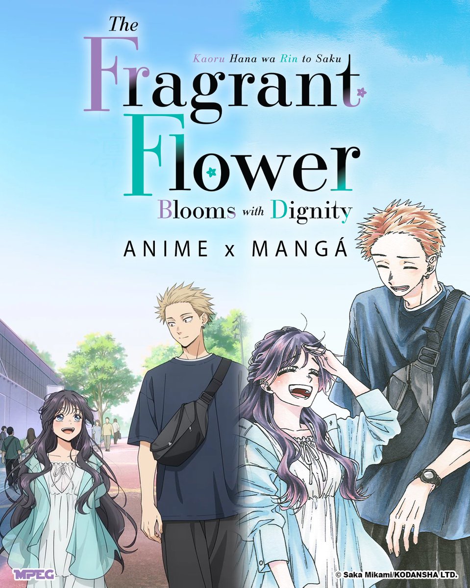 editorampeg's tweet photo. Alguns momentos já são inesquecíveis no mangá — e no anime eles florescem ainda mais. 🌸 Com cores vibrantes, movimento e as vozes dando vida aos personagens, cada cena de Kaoru Hana ganha uma nova intensidade que faz o coração bater mais forte. ✨ https://t.co/TaUPoYInUa