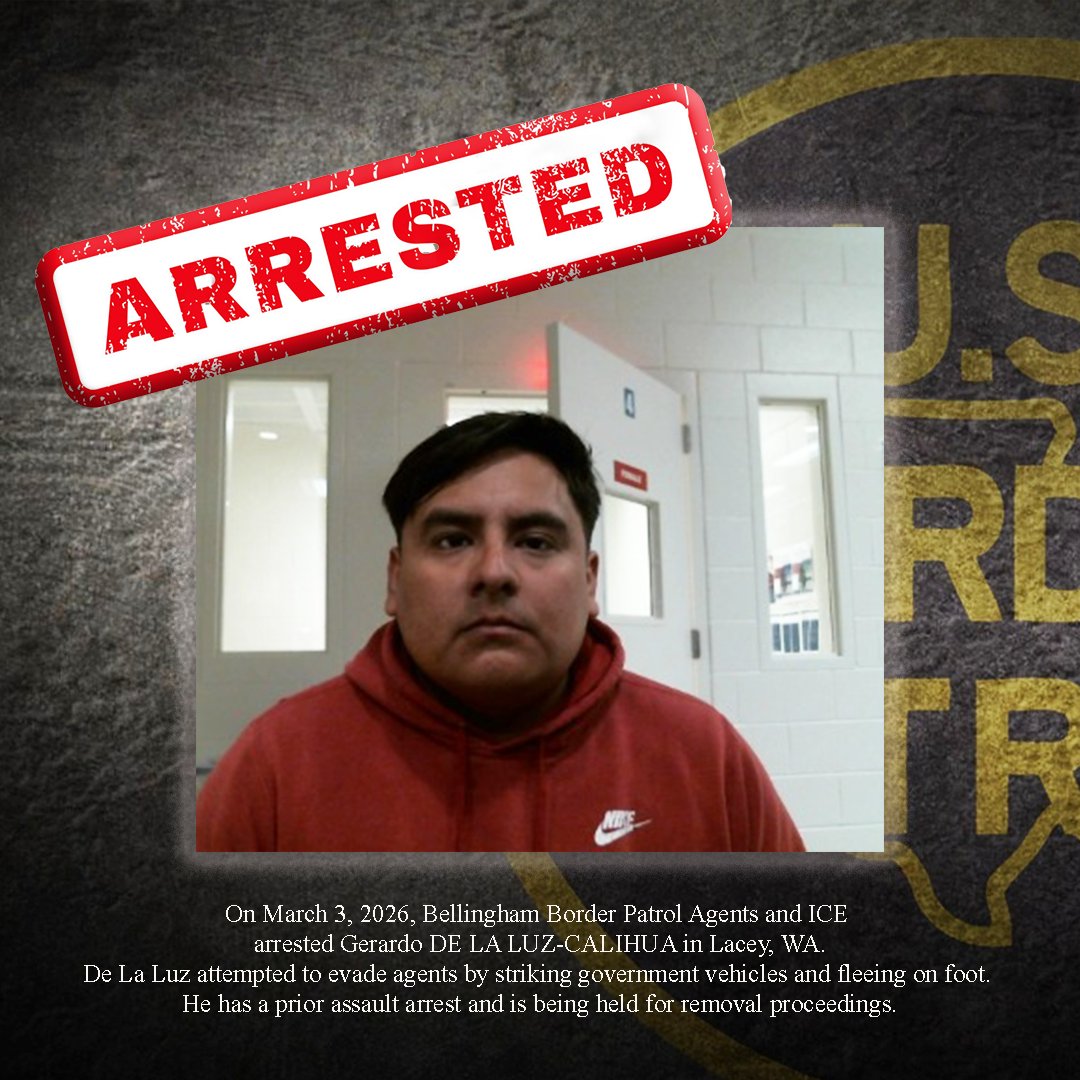 US Border Patrol Chief Patrol Agent Blaine Sector tweet media