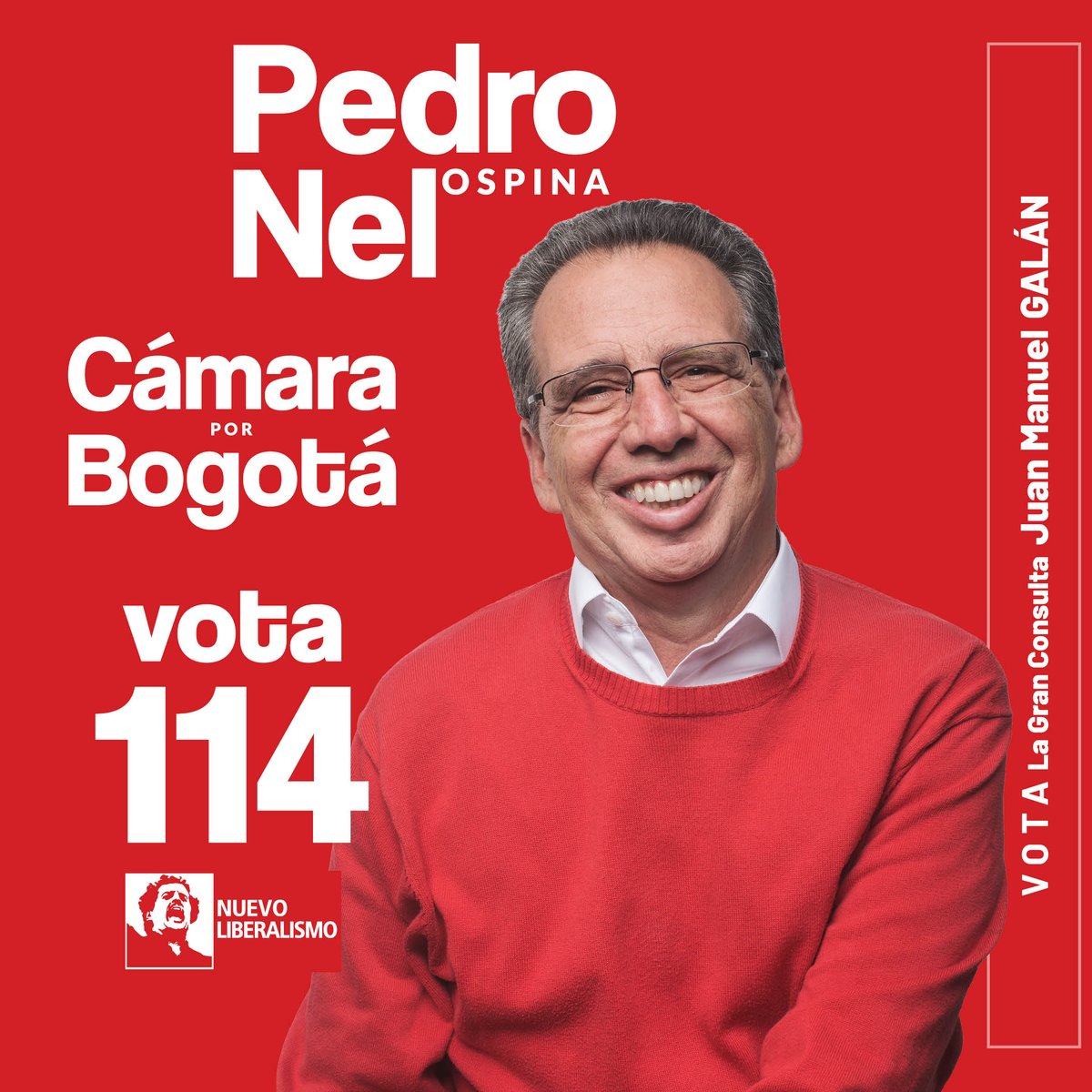 PNOSM's tweet photo. Es hora de darle a Bogotá, al país y al congreso el espacio para ser escuchado, y atender sus necesidades reales.

Para ello se requiere experiencia, para darle la vuelta a la crisis.

40 años en instituciones publicas y privadas me enseñaron a manejar la dificultad como una oportunidad de crecimiento. Y justamente eso quier hacer en la Cámara por Bogotá.

Si usted al igual que yo quiere un congreso que brinde oportunidades para crecer y orden para articular las instuciones e integrarlas, este 8 de marzo vote; Cámara por Bogotá, Nuevo Liberalismo #114

#integrarparacrecer
#cámaraporbogotá