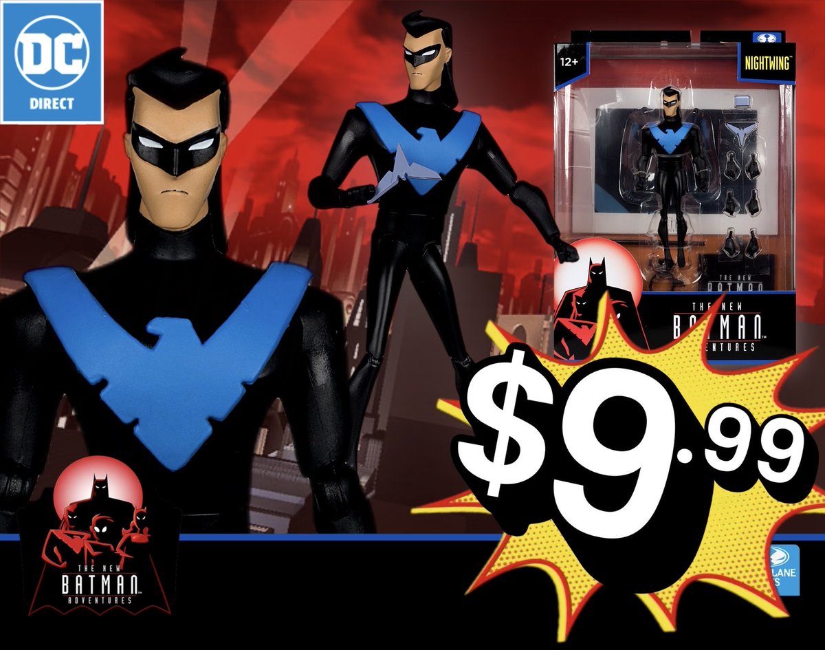 ToyWanderer's tweet image. ⚡️ AMAZON ⚡️ DEAL ⚡️

           💥 60% OFF 

McFarlane Toys - DC Direct 6”
(The New Batman Adventures)

NITEWING
💥~    $9.99
amzn.to/4u99Ul7

#ad #mcfarlanetoys #dcdirect #actionfiguredeals