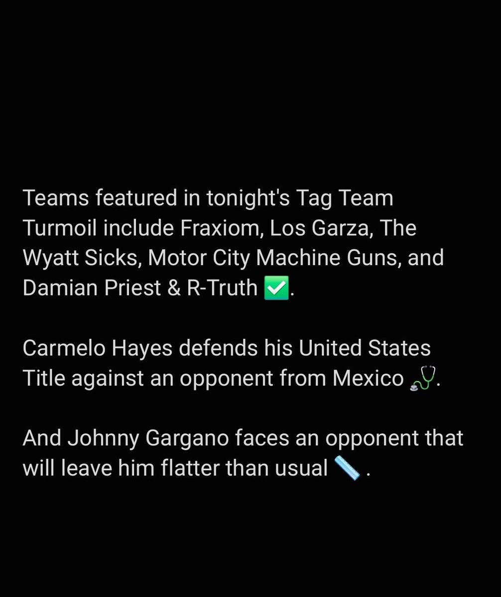 TC of WrestleVotes tweet media