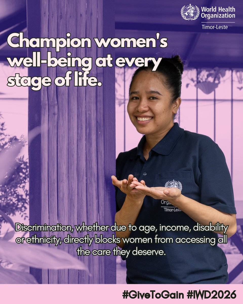 WHO Timor-Leste tweet media