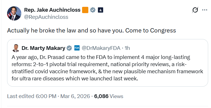 DesertDweller93's tweet photo. I wish I could vote for you @RepAuchincloss Hold them accountable for the harm they did to the HD community and @uniQure_NV $QURE. He is unhinged and you shouldn't wait till April to show him the door. Lock him out NOW. Then do the same for @DrMakaryFDA, they conspired together. https://t.co/R84ViRkVTp