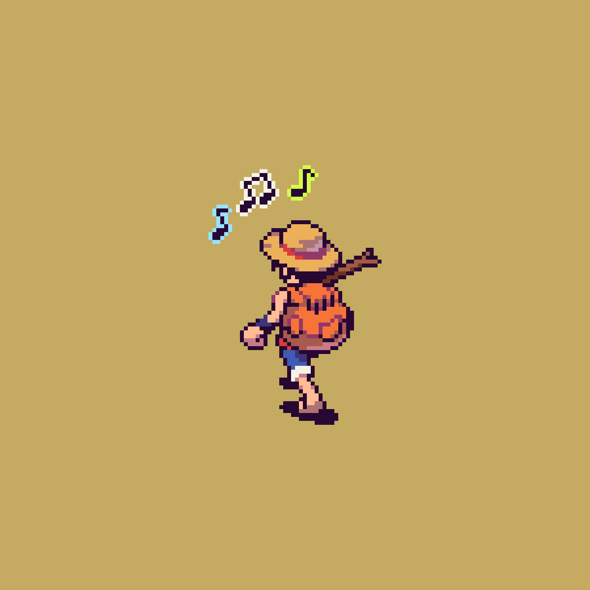 "MinAmi nOO ShimaaWaA..♪♪"
#pixelart #ONEPIECE