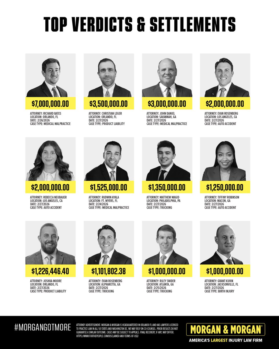 Morgan & Morgan tweet media