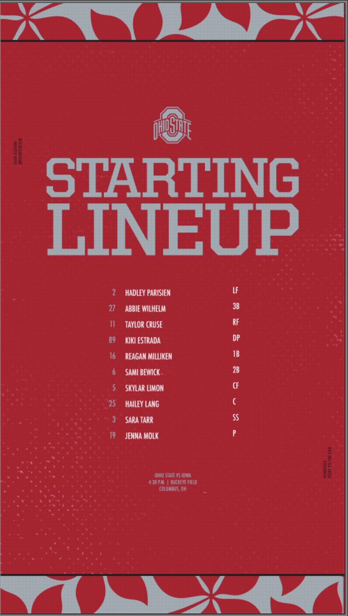 Ohio State Softball tweet media