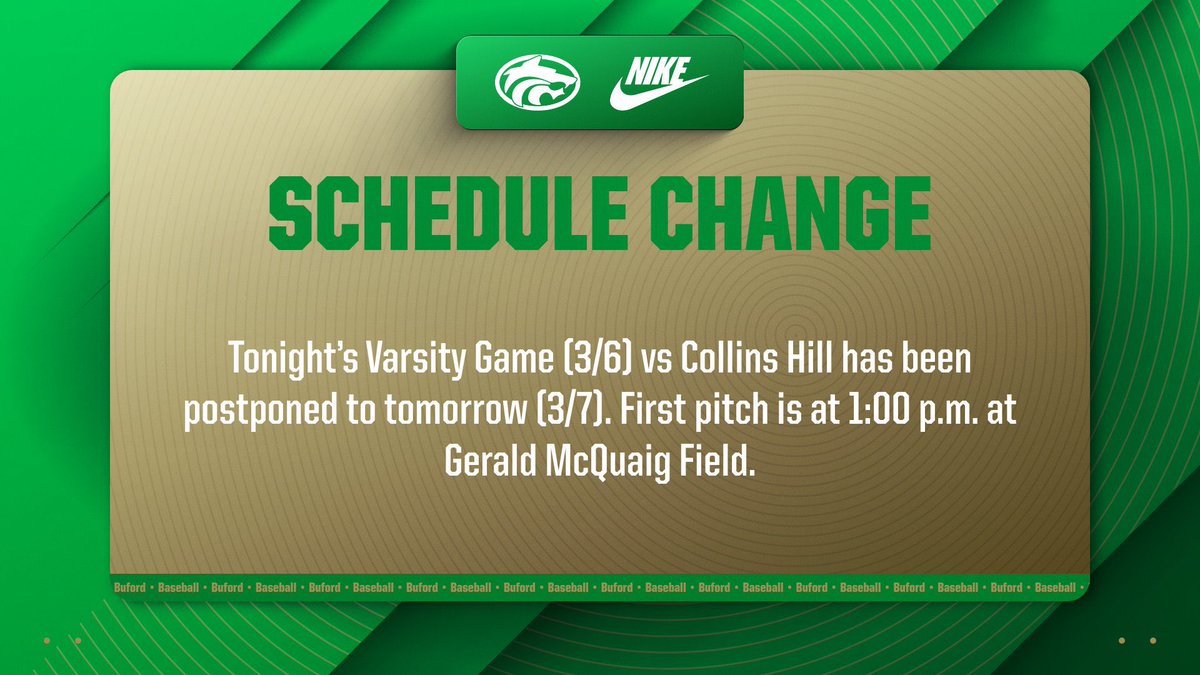 Buford HS Baseball tweet media