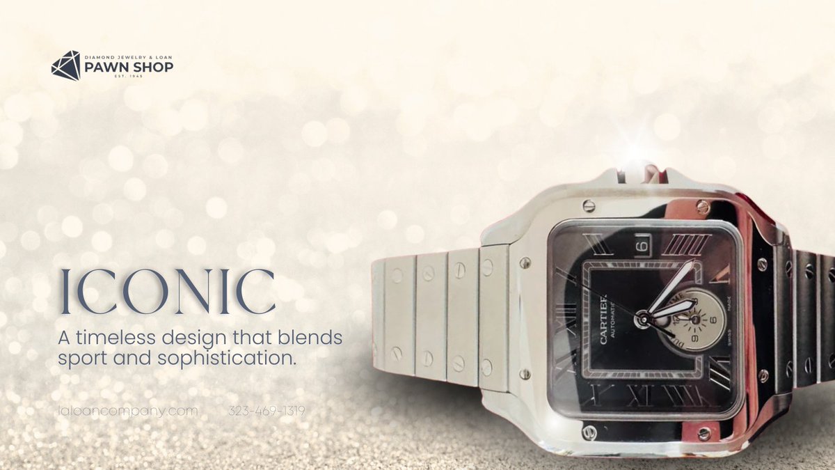 Iconic. Timeless. Effortless.
The Cartier Santos where sport meets sophistication. ⌚✨