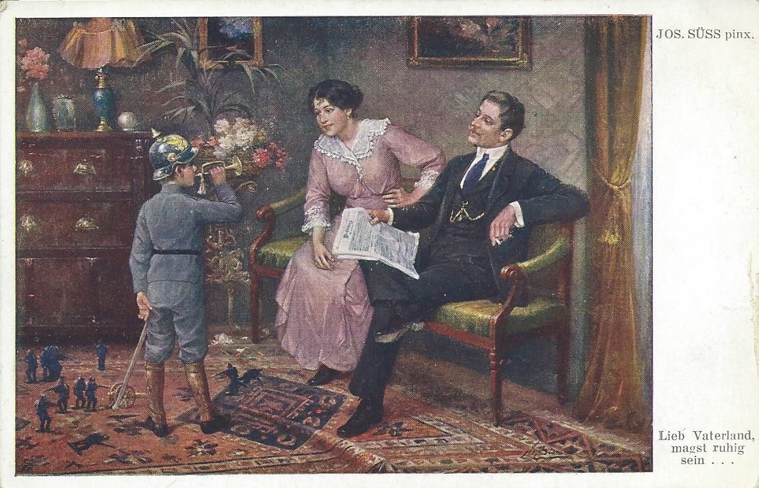 WW1 German patriotic postcard – “Lieb Vaterland, magst ruhig sein…”🇾🇪🇾🇪🇾🇪
soldatini.eu/2026/03/ww1-ge…

#Deutschland, #euslodatini, #Germany, #JosefSüss, #pickelhaube, #Postcard, #toysoldiers,#WW1