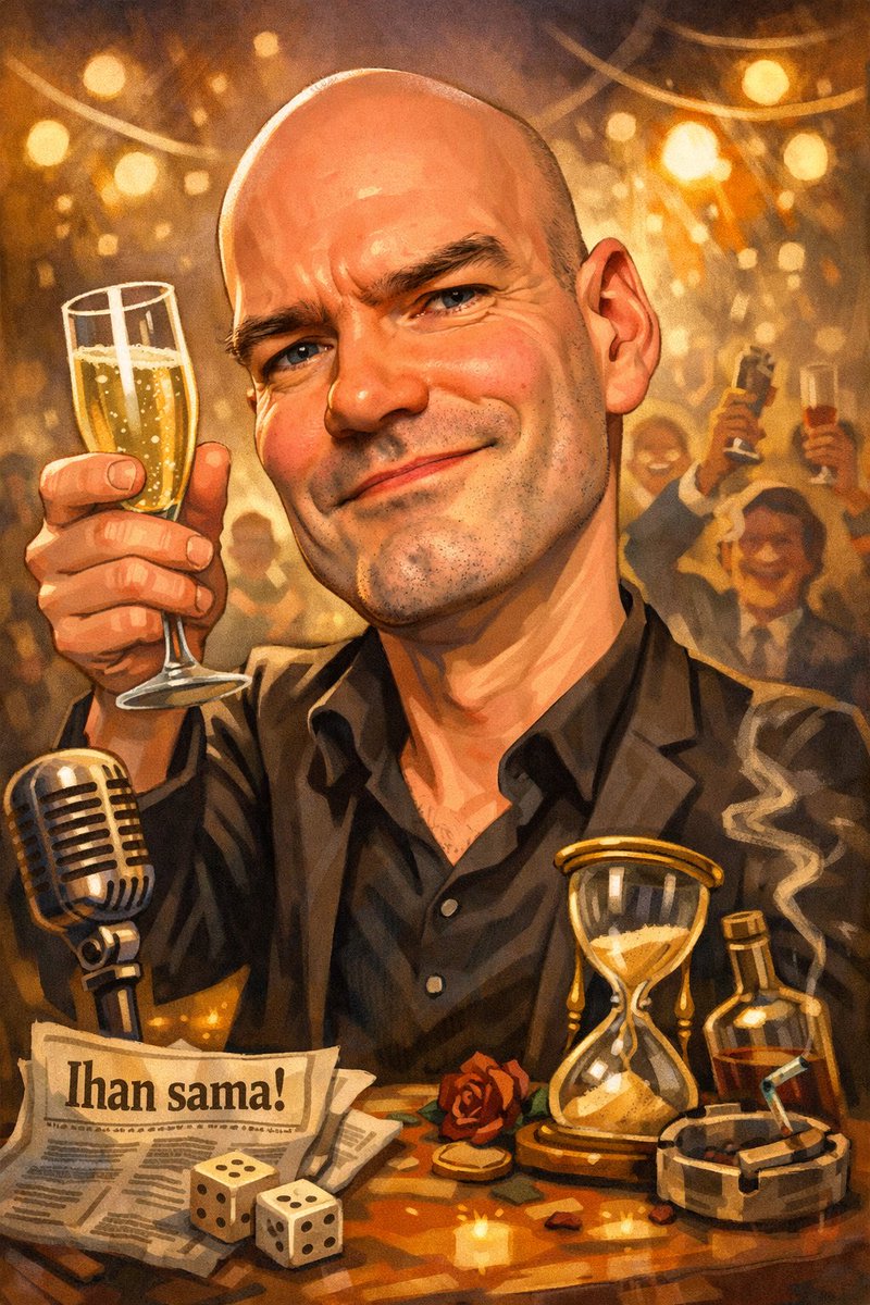 KariTelaranta's tweet photo. Pitihän se karikatyyri kokeilla. Taustalle teemaan sopii Been "Maljapuhe".

https://t.co/cAMVoMjRq7 https://t.co/9p5MSNVh9K