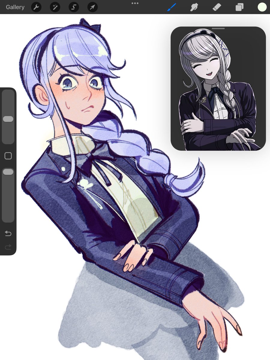 __shslprince's tweet photo. Nozomi chan doodle #hndr_FA https://t.co/pnFOtBTRov
