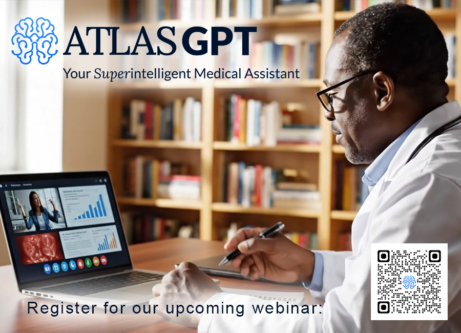 AtlasMeditech's tweet photo. Don't miss our upcoming webinar this upcoming Thursday, March 12, “Not Another AI Medical Chatbot”. AtlasGPT is built to support real-world medical decision-making—faster, clearer, and grounded in evidence. In this webinar, we’ll show how AtlasGPT as the only platform purpose-built for subspecialty care, helps clinicians move from information overload to clear, patient-specific recommendations at the point of care, with real-world examples and live Q&A.

Register for our 10AM EST/ 7AM PST webinar here: https://t.co/OTU0Fe2IBb
Register for our 3PM EST/ Noon PST webinar here: https://t.co/ldy5D4bs4M
Learn more about AtlasGPT and try for free here: https://t.co/gD3HLx8RXQ 
#AtlasGPT #ClinicalAI #AIinMedicine #MedTech #DigitalHealth