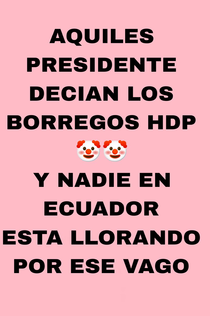 <a href="/ArturoJEscala/">Arturo J. Escala Varas</a> <a href="/aquilesalvarez/">Aquiles Alvarez Henriques</a> <a href="/taticoronelf/">TatianaCoronel</a> Oye HDP
Guayaquil tiene más de 3 millones de habitantes y solo fueron 100 pndjos 
🤣🤣

Para el  99.99% de Guayaquil chimichurri nunca existió en la alcaldía