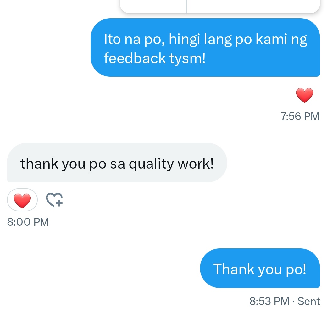 accom119service's tweet photo. We have 30 percent discount! 

Another set of feedbacks from our clients!🧾 Thank you so much po💗

May available slots pa po, DM lang 

#acadcommission #AcademicSupport #commissionopen #thesis #poem #positionpaper  #acad #commstwt  #Lfcommissioner  #lfclient #Research thesis https://t.co/COLcI5DIR9