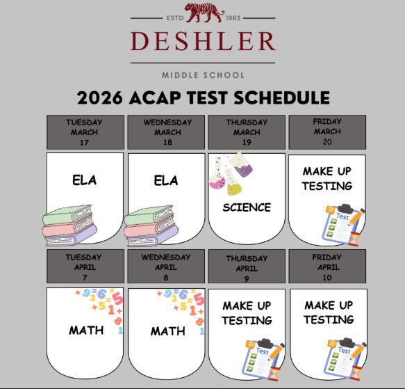 Deshler Middle School tweet media