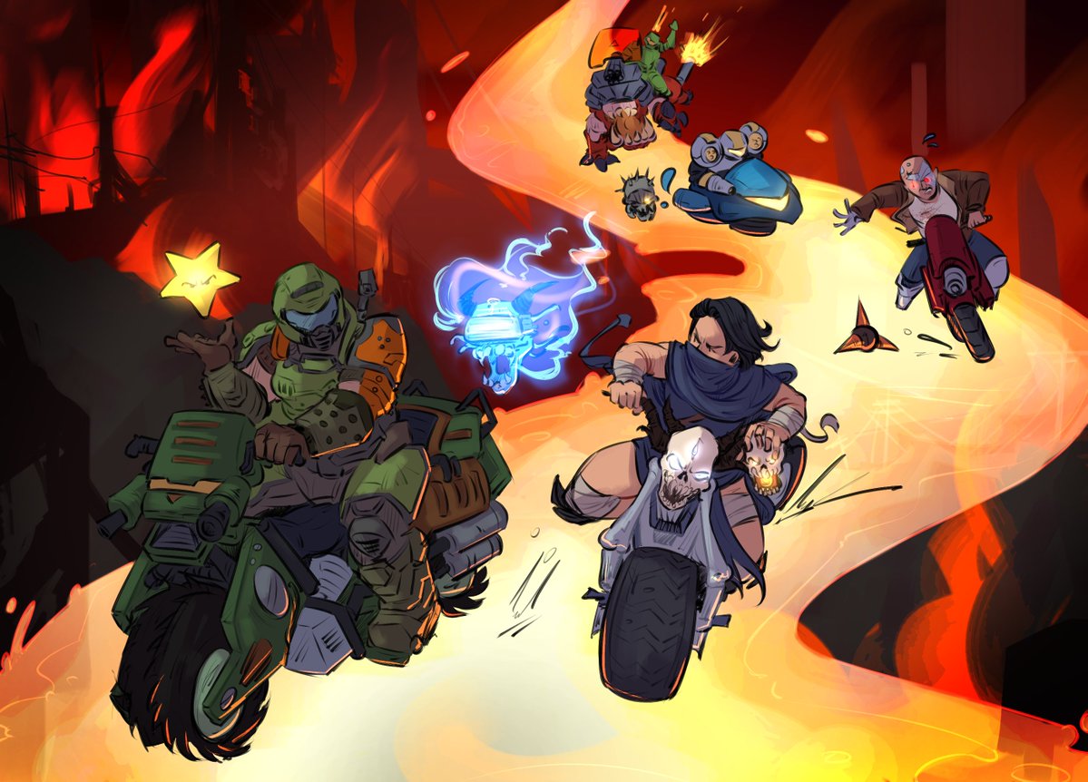 Boomer Shooter Art tweet media