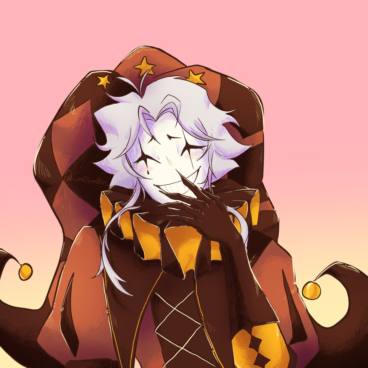 _m0irm0ir_'s tweet photo. Sprite redraw ; giggles lightly  #thefreakcircuspierrot #thefreakcircus https://t.co/rrkAwuYxZF