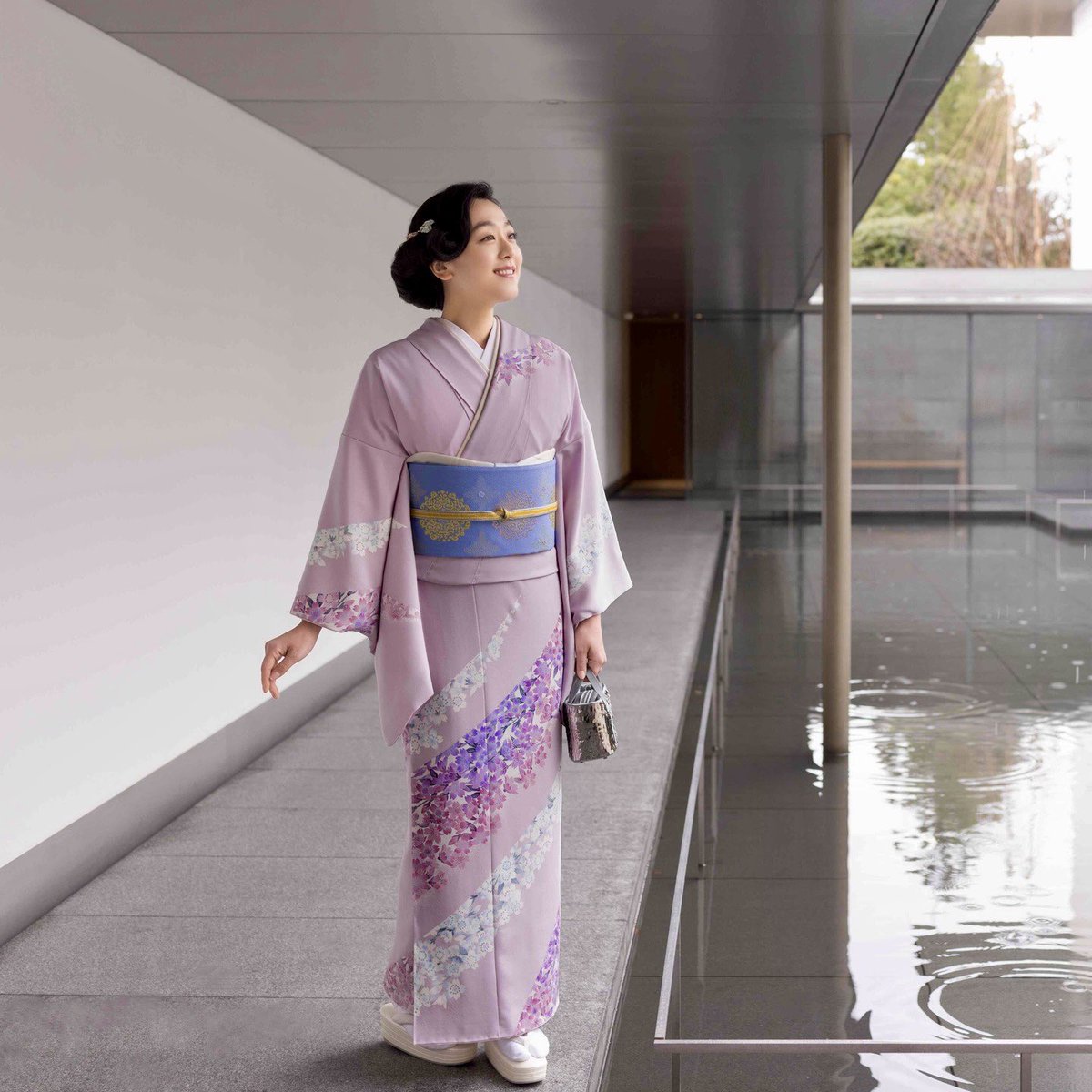 真央ちゃんインスタにも！ キモノsalonさんの加賀友禅真央ちゃんの写真