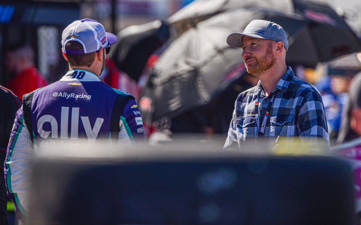 Anthony Alfredo sporting the Ally firesuit as he'll be driving the No. 48 Chevrolet for Alex Bowman, who won't compete this Sunday at Phoenix following his vertigo diagnosis.
