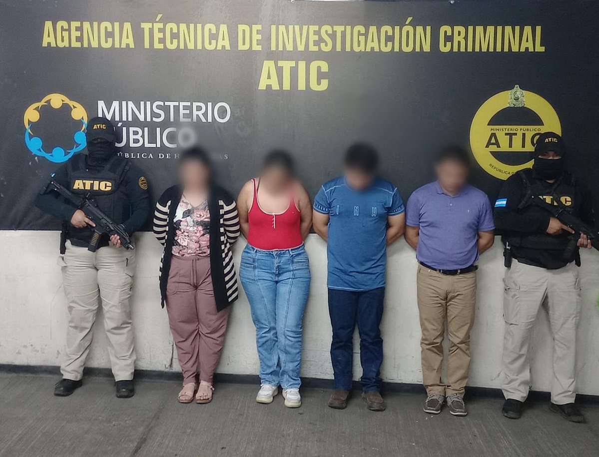 MP_Honduras's tweet image. #ATIC captura a cuatro implicados en estafa informática que realizaron transferencias de dinero no autorizadas mp.hn/publicaciones/…