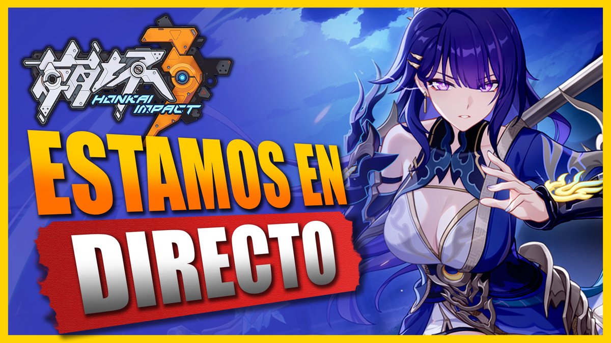 Estamos en Directo!!! 😊
YOUTUBE: youtube.com/c/MaryX_Player
TWITCH: twitch.tv/mary_x_player 
#HonkaiImpact3rd #honkai #raidenmei #Livestream