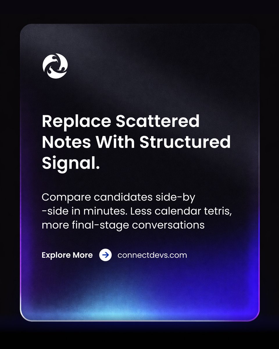 ConnectDevs - AI recruiter tweet media