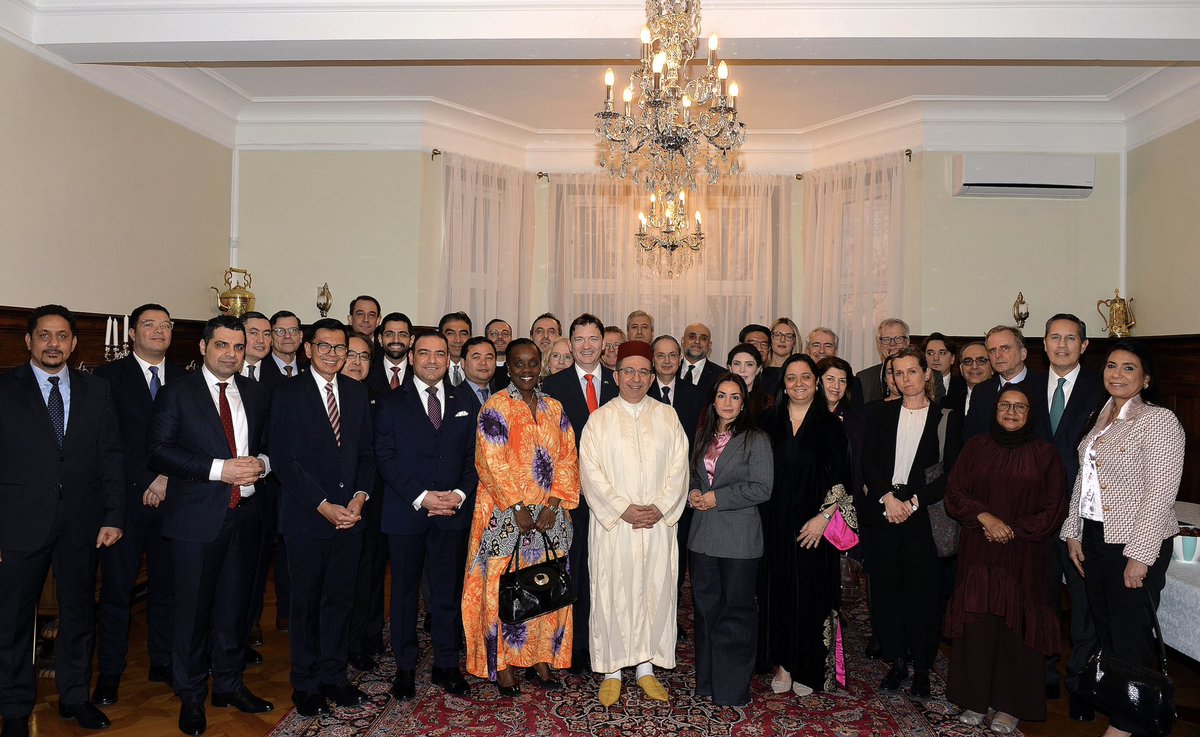 KMedrek's tweet image. I was delighted to host a Moroccan 🇲🇦#Ramadan_Ftour, promoting #coexistence, #intercultural_dialogue &amp;amp; shared values, in the presence of Mrs. #Parisa_Liljestrand, Sweden’s Minister of Culture, members of Parliament, ambassadors &amp;amp; representatives of various #faith_communities.