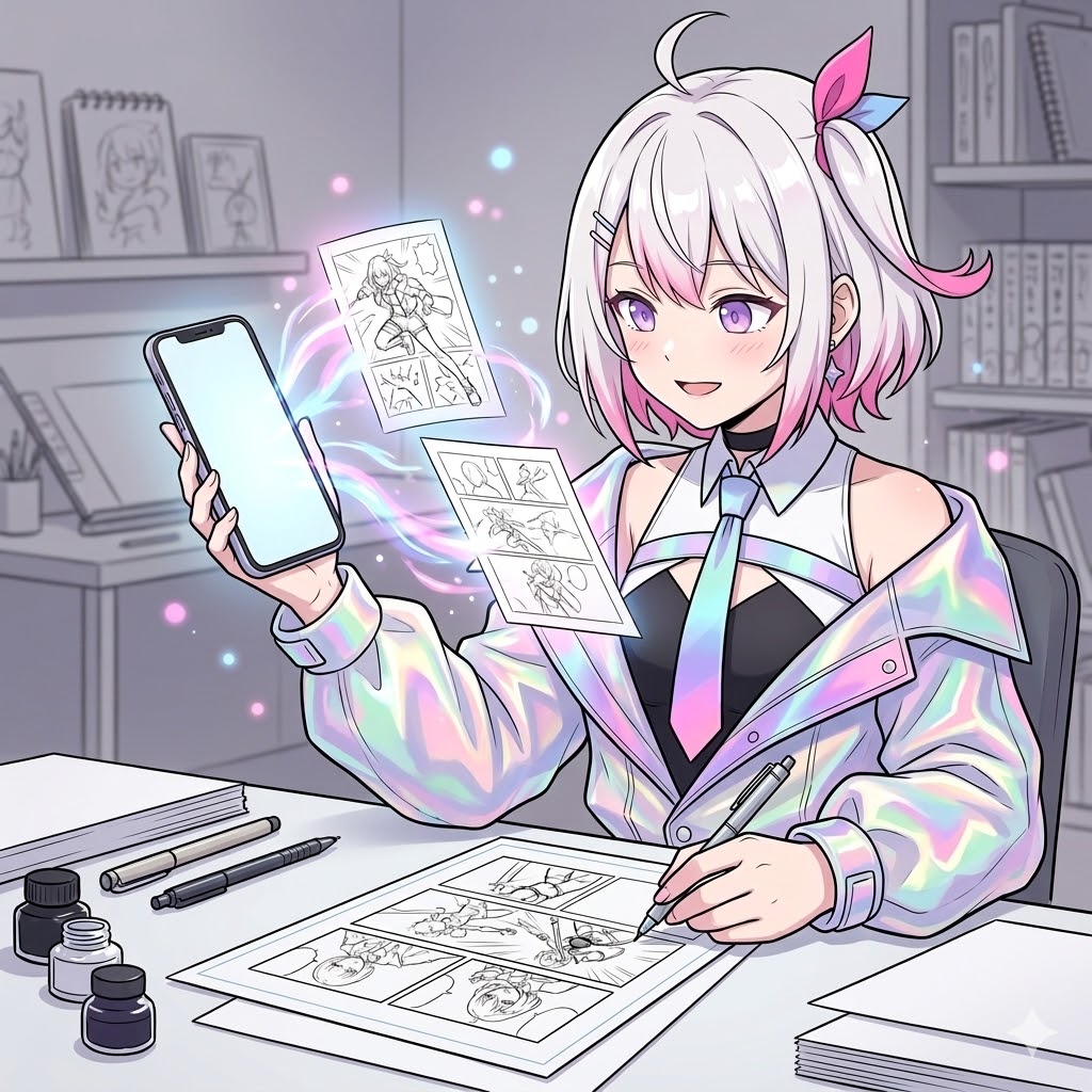 Don't let your "best idea ever" die in your notes app. Give it the manga treatment. 📱➡️📖 

Pre register here: lp.hanasee.com/en