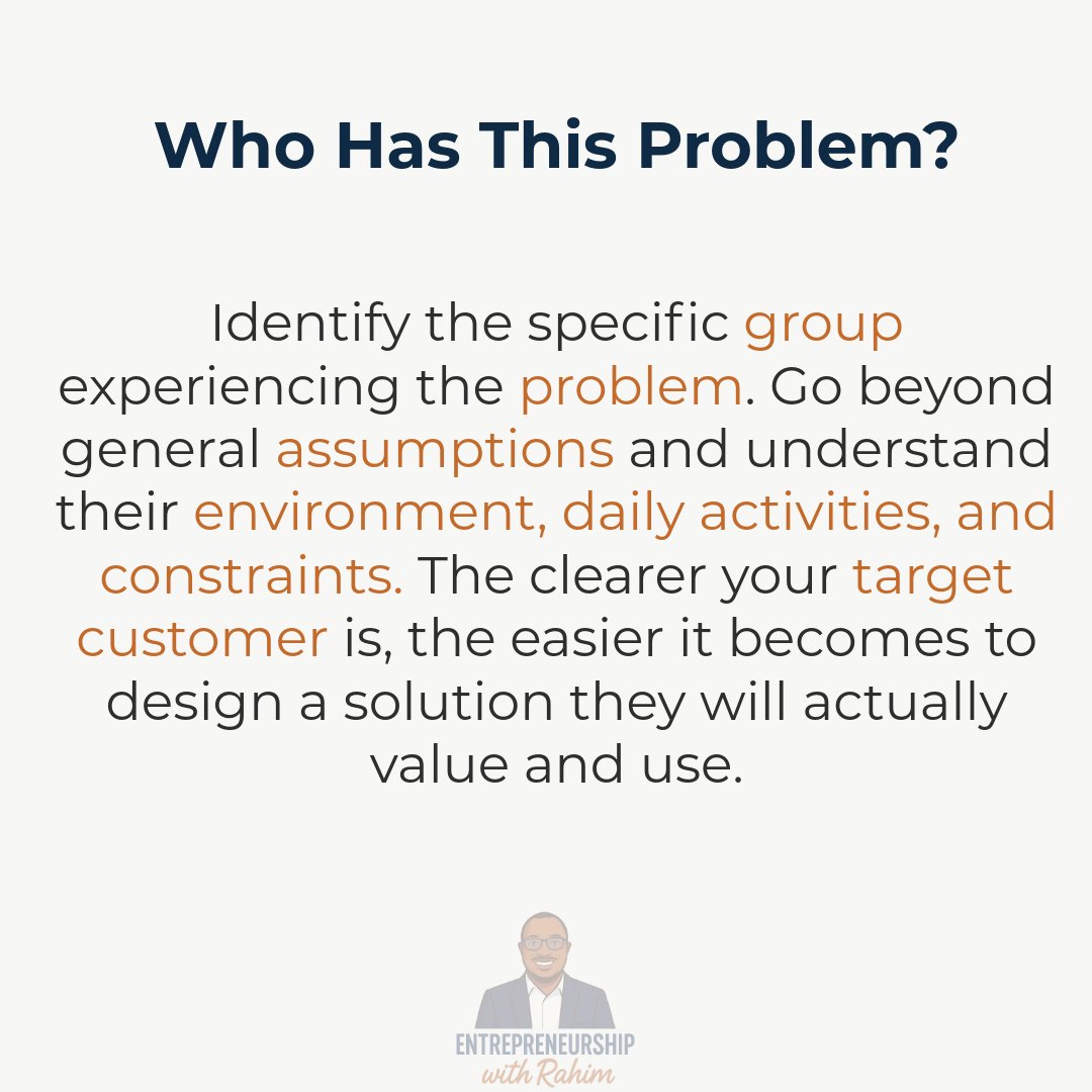 arahimsi's tweet photo. Many founders start by building something they think is great.
But businesses succeed when they solve real problems that people are already trying to fix. https://t.co/fYd4PTXm20