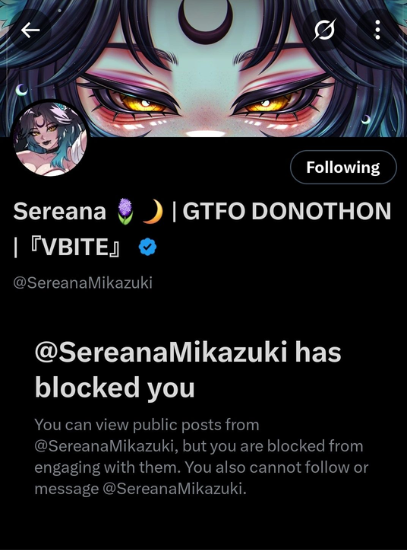 Sereana 🪻🌙 | GTFO DONOTHON |『VBITE』 tweet media