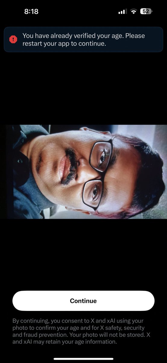 Axeldasergal's tweet photo. im not using my own face lmao but it says verified yet i still need to like bruh https://t.co/m5oaBb0wGN