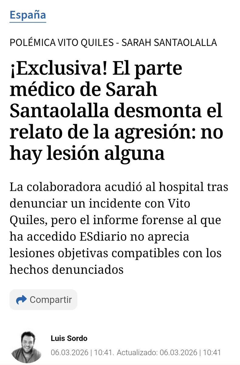Isabel_Garzo's tweet photo. @SarahPerezSanta La bulera eres tu!!!!! ridícula!!! avergonzado a todas las mujeres de España poniendo denuncias falsas y utilizando recursos que las victinas REALES necesitan sinverguenza! https://t.co/IRCqgB5Qz7