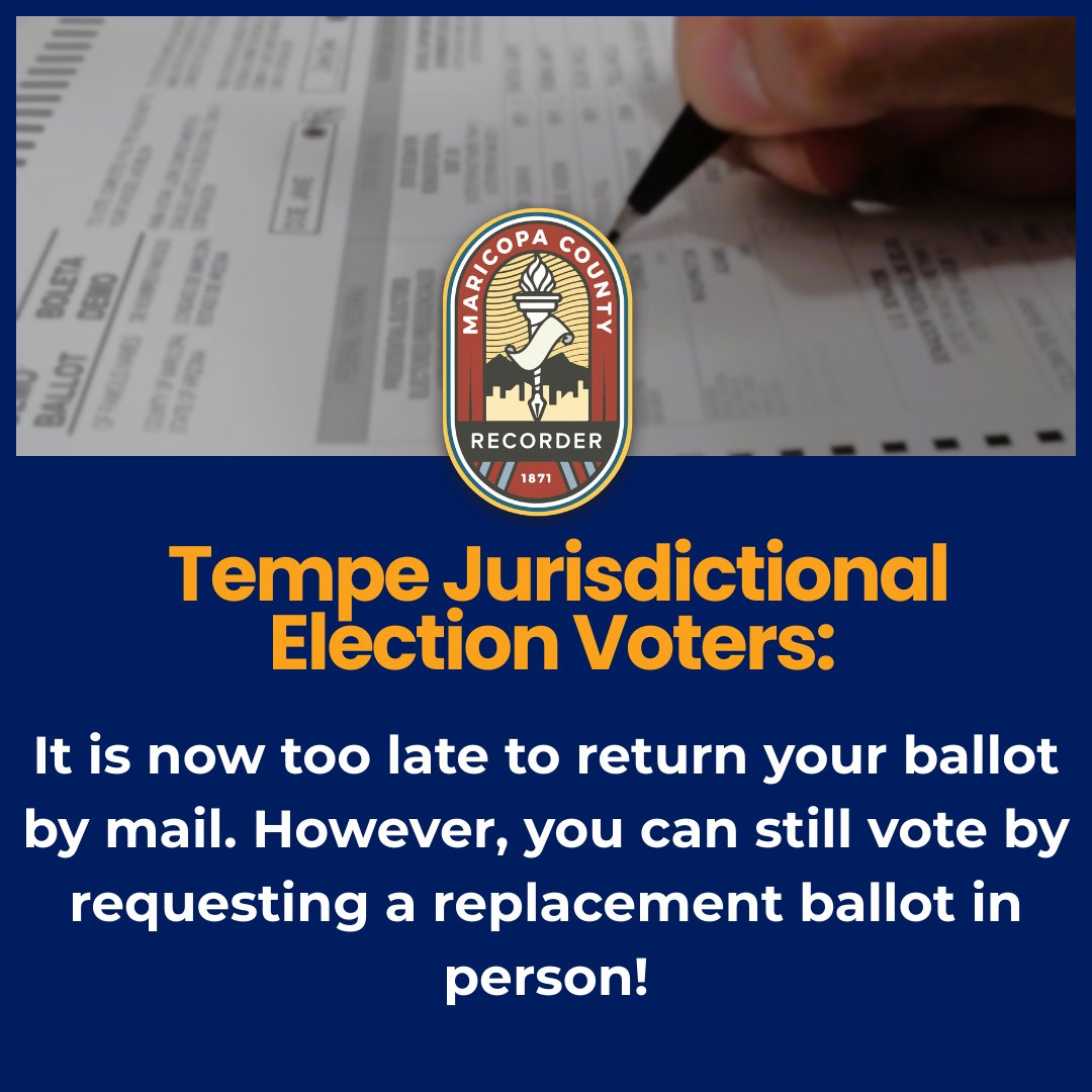 Maricopa County Recorder's Office tweet media