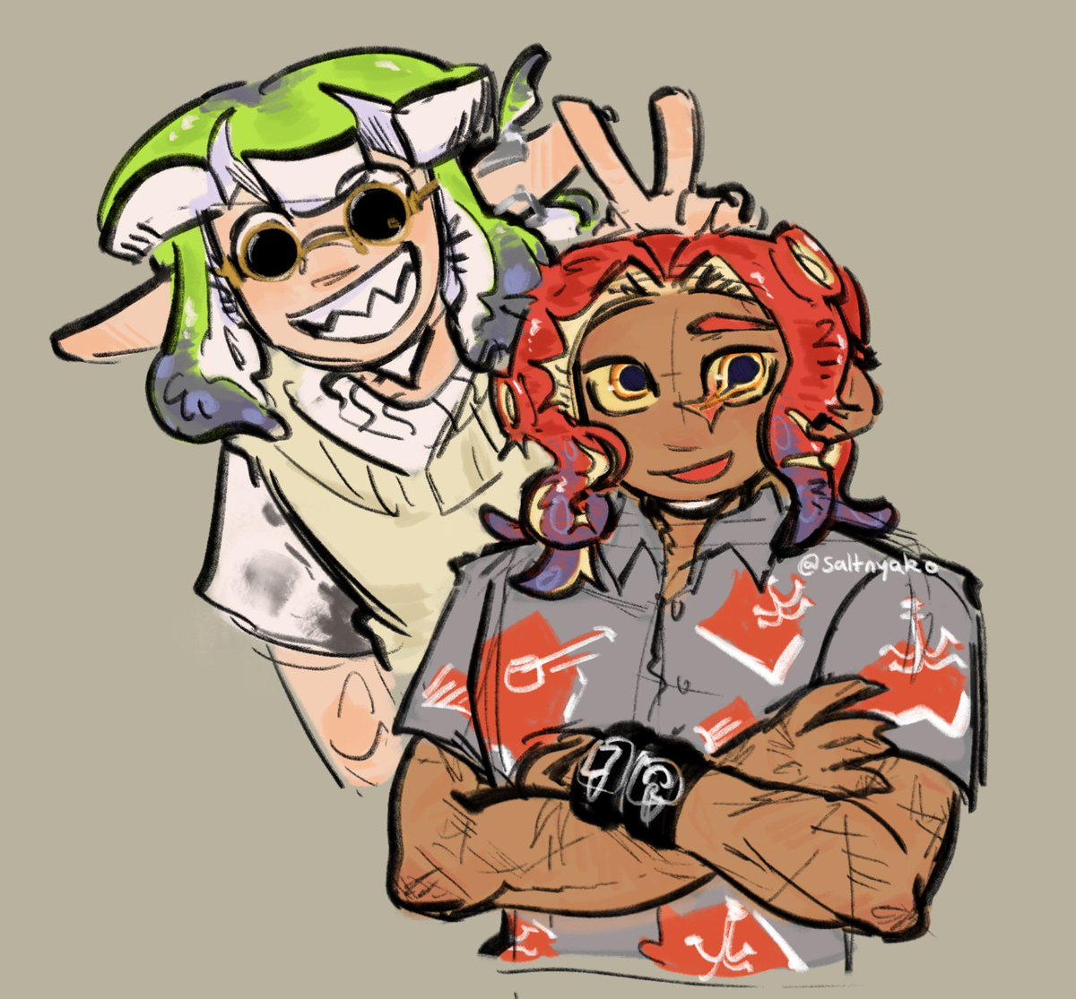 Splatoon ocs?! In the big 2026?!
#Splatoon3 #splatoonart