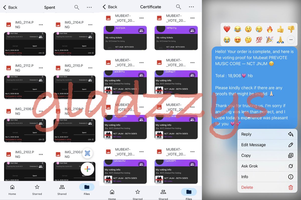 gladzzys votes tweet media