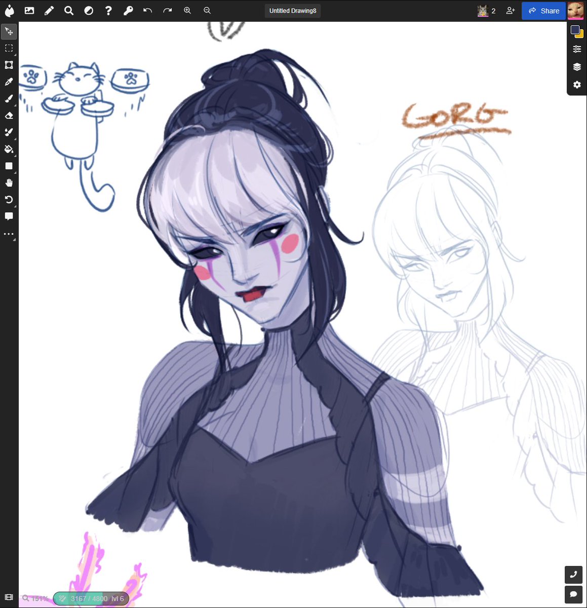 ottoglorp's tweet photo. Marionette Widowmaker inspired by @Aspen_OW's FNAF2 premiere make-up &amp; outfit #Overwatch https://t.co/yizQLf2gtu