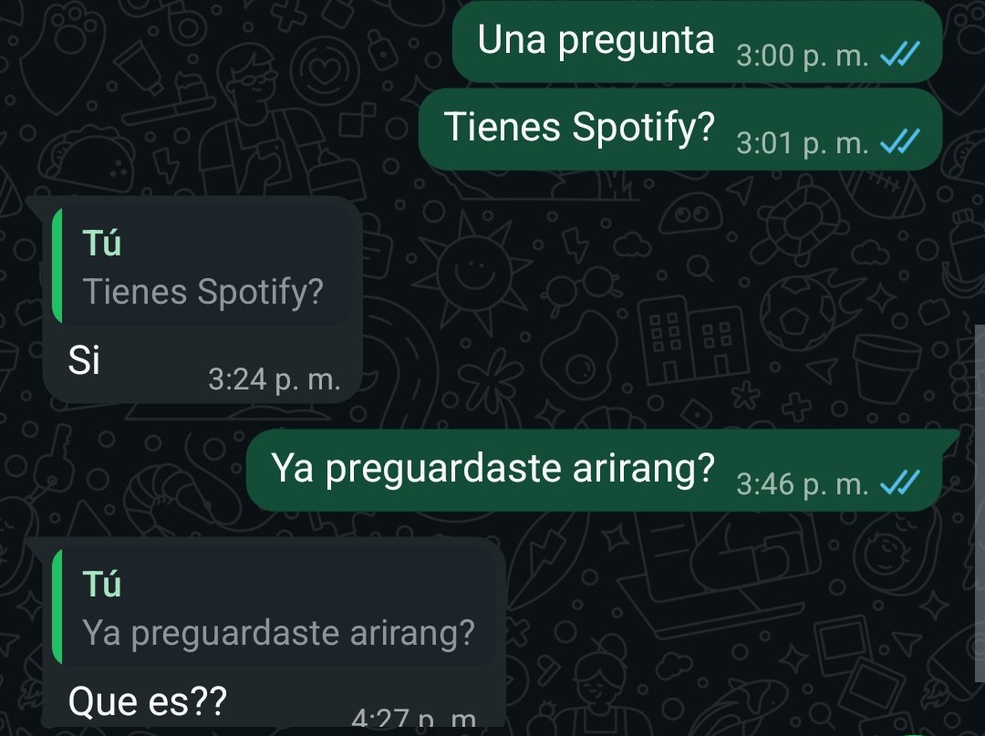 y así quieren ir al concierto