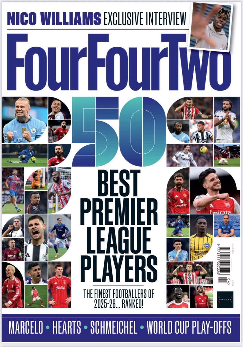 CRLoor's tweet photo. La prestigiosa revista inglesa FourFourTwo en su reciente número publicó su ranking con los 50 mejores jugadores de la Liga Premier de Inglaterra. El ecuatoriano Moisés Caicedo @MoissCaicedo55 aparece en el puesto 14. https://t.co/IPSKQwmN1m