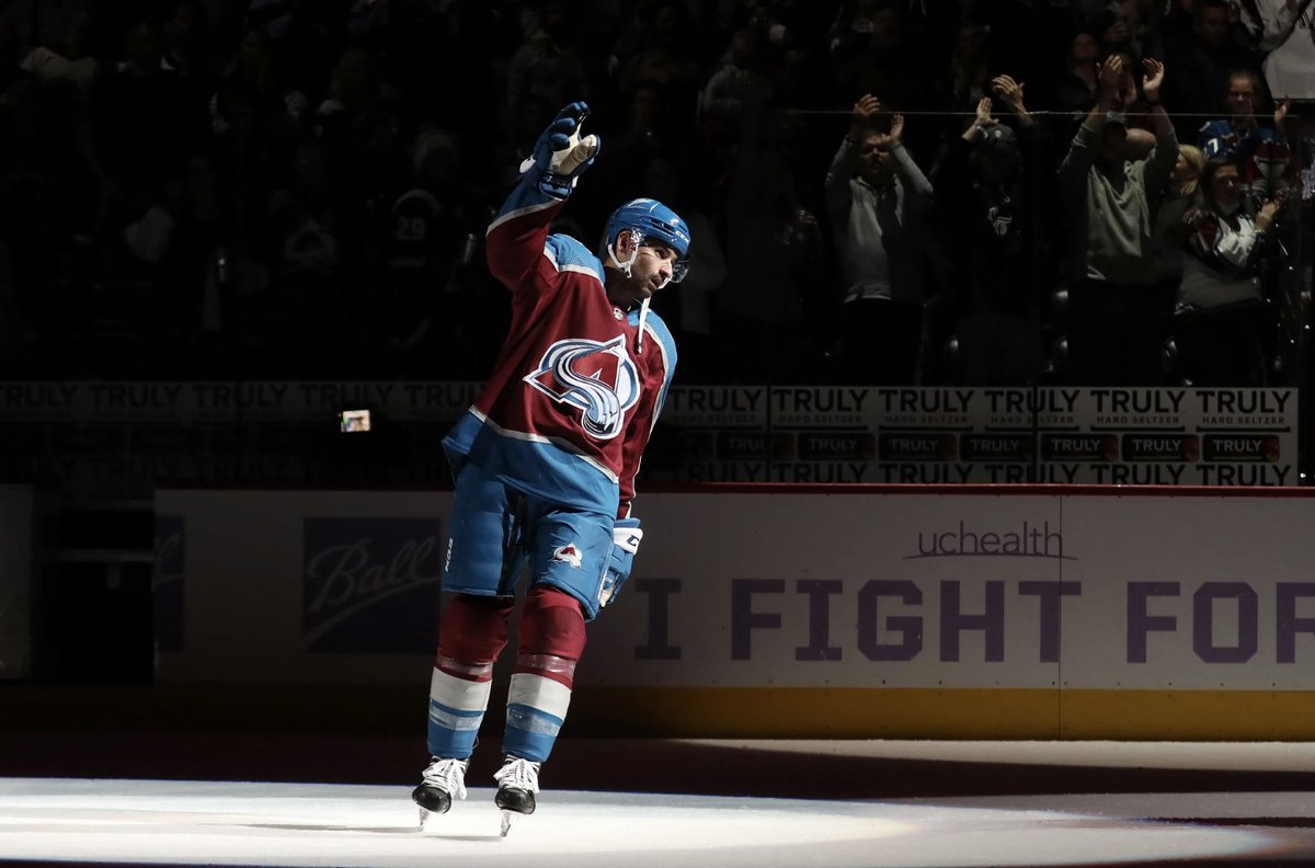 PlayersTribune's tweet photo. Nazem Kadri in 2022 on Colorado: “Denver has been more incredible than I ever could have imagined.

I feel privileged to be a part of this team, this community.

I know I spoke about how difficult leaving Toronto was, but it had nothing to do with Colorado. That was between me and the Leafs. Denver has been great for me and my family, and we couldn’t be happier to raise Naylah here. It’s such a beautiful city and the people have made us feel right at home.

And, man, our building … the best way I can describe it? Hostile.

It’s awesome. Our fans are unreal. I can’t imagine being a road team coming in here the last few years. It's as loud as any building I’ve been in. Packed from puck-drop until the final whistle. We’ve been up five or six a few times this year and I can remember looking around with a few seconds to go and nobody’d left their seat....

I feel like I’ve been embraced by the fans. And I thank you guys for that. It means the world to me. Spring hockey means the most to me. Always has — because I’ve hated losing my whole life. You can ask my elementary school coaches how I handled losing. Not well.” https://t.co/Oi88ni9D7a

@43_Kadri | @Avalanche