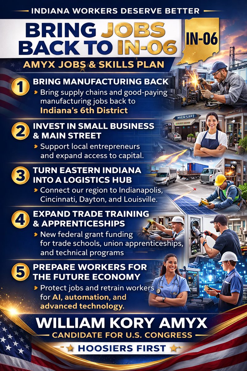 William Kory Amyx for Indiana tweet media