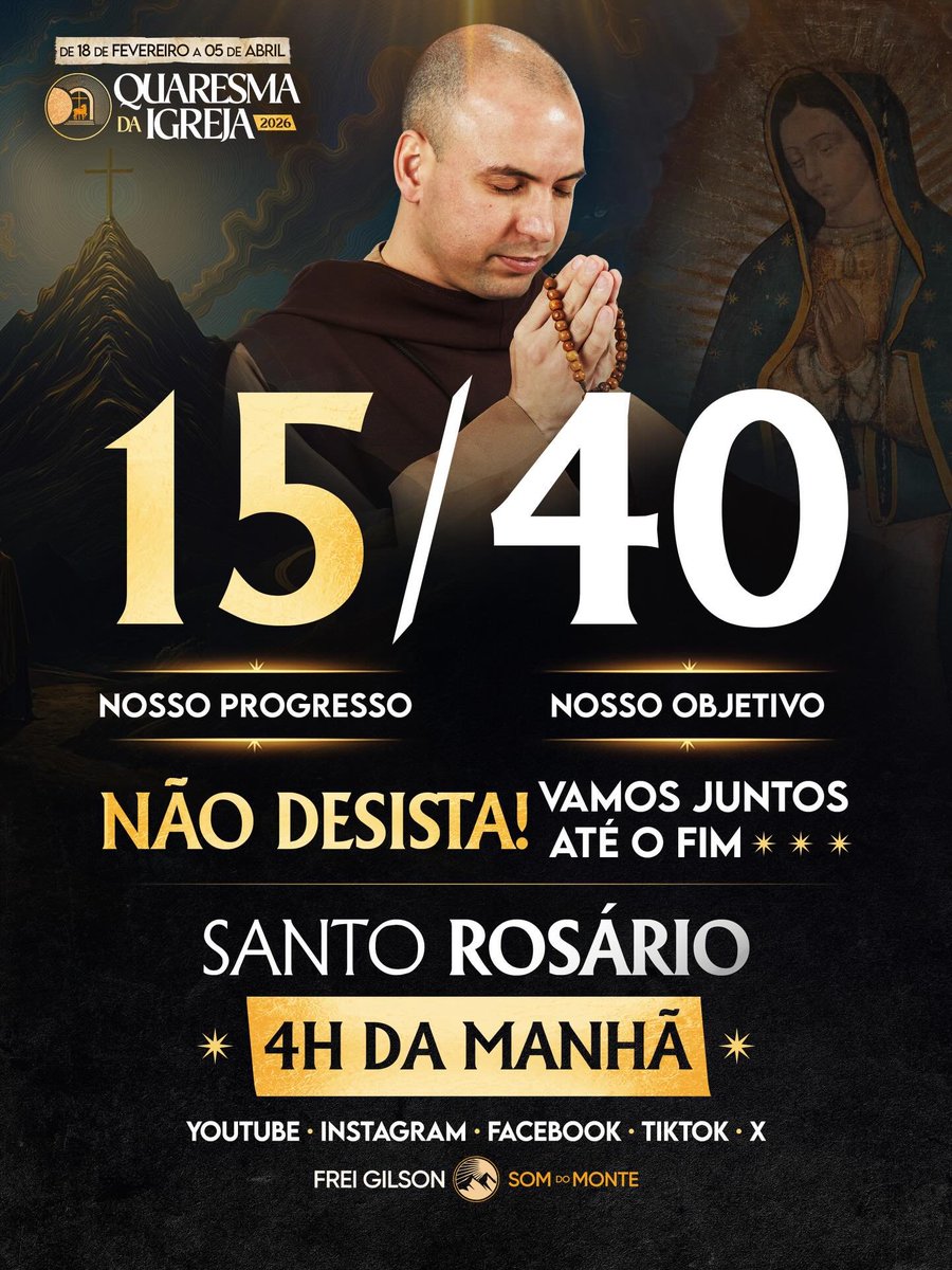 Estamos chegando na metade. Quem está feliz???