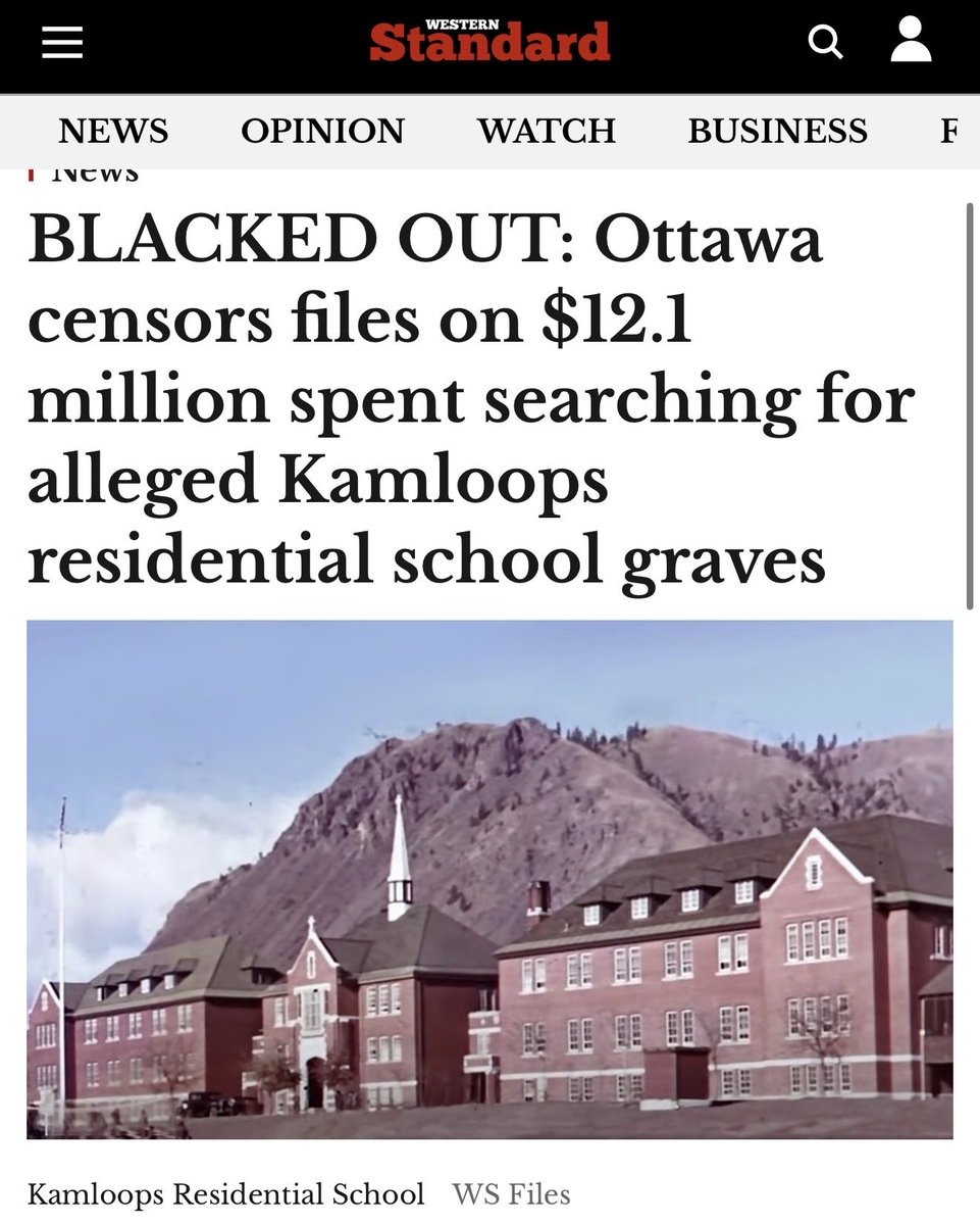 All the churches burned. 

Flags down half-mast. 

All the reconciliation efforts. 

Billions of taxpayer dollars. 

The divide this has caused among society. 

And our government can’t tell us where our money goes? 

They won’t enforce the FNTA. 

&amp; now we can’t know the truth?
