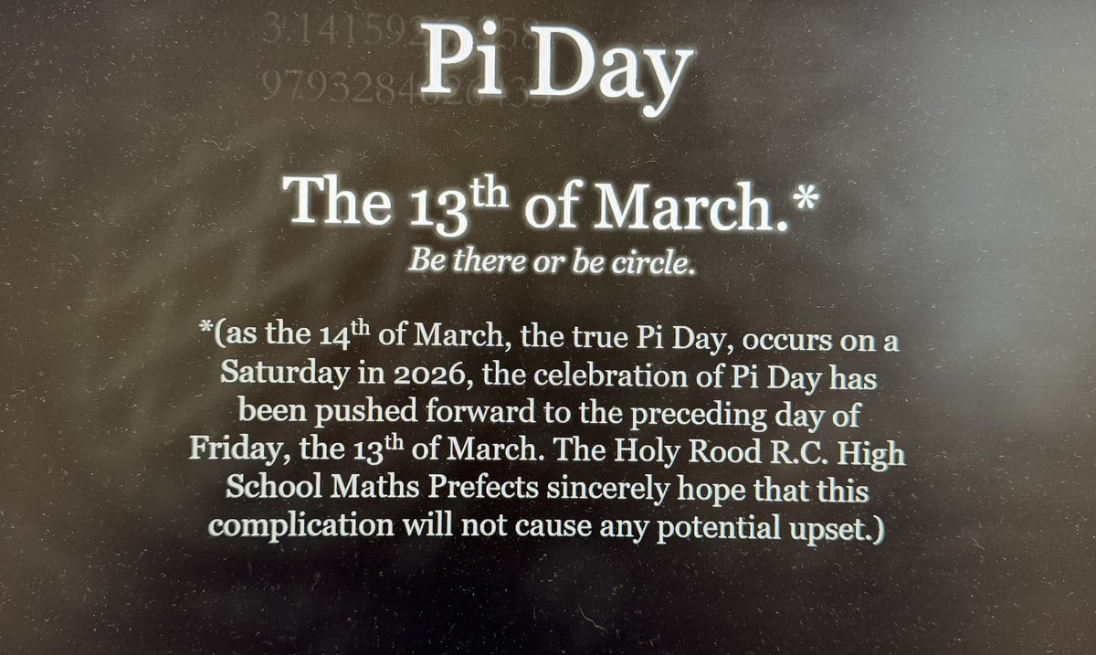 Holy Rood Maths tweet media